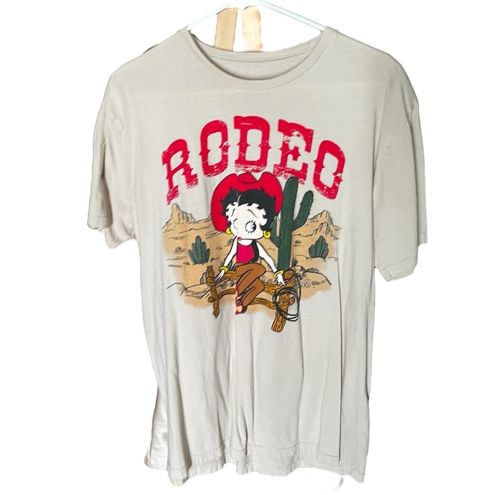 Betty boop rodeo “ride ‘em cowboy” tee